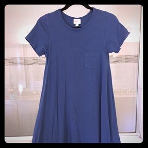 XXS Navy Blue LuLaRoe Carly Dress